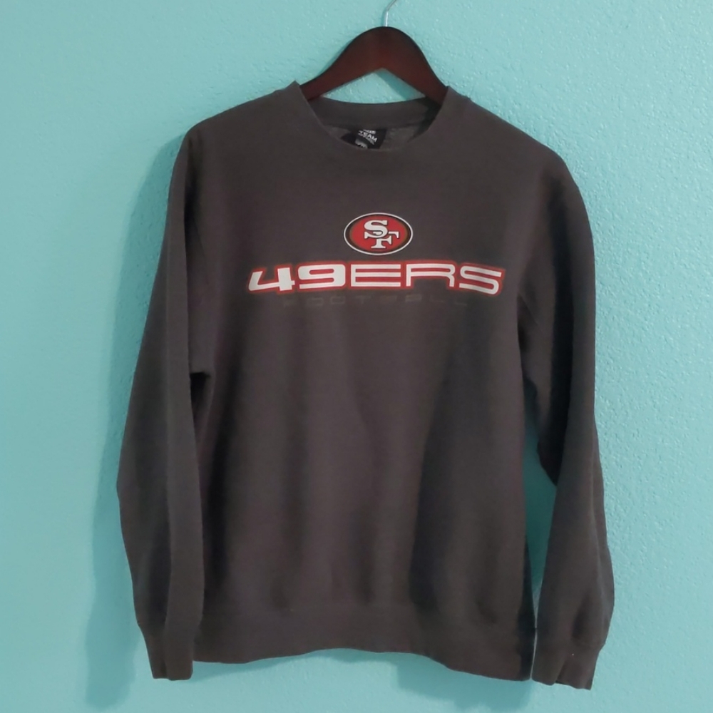 49ers Grey Crewneck